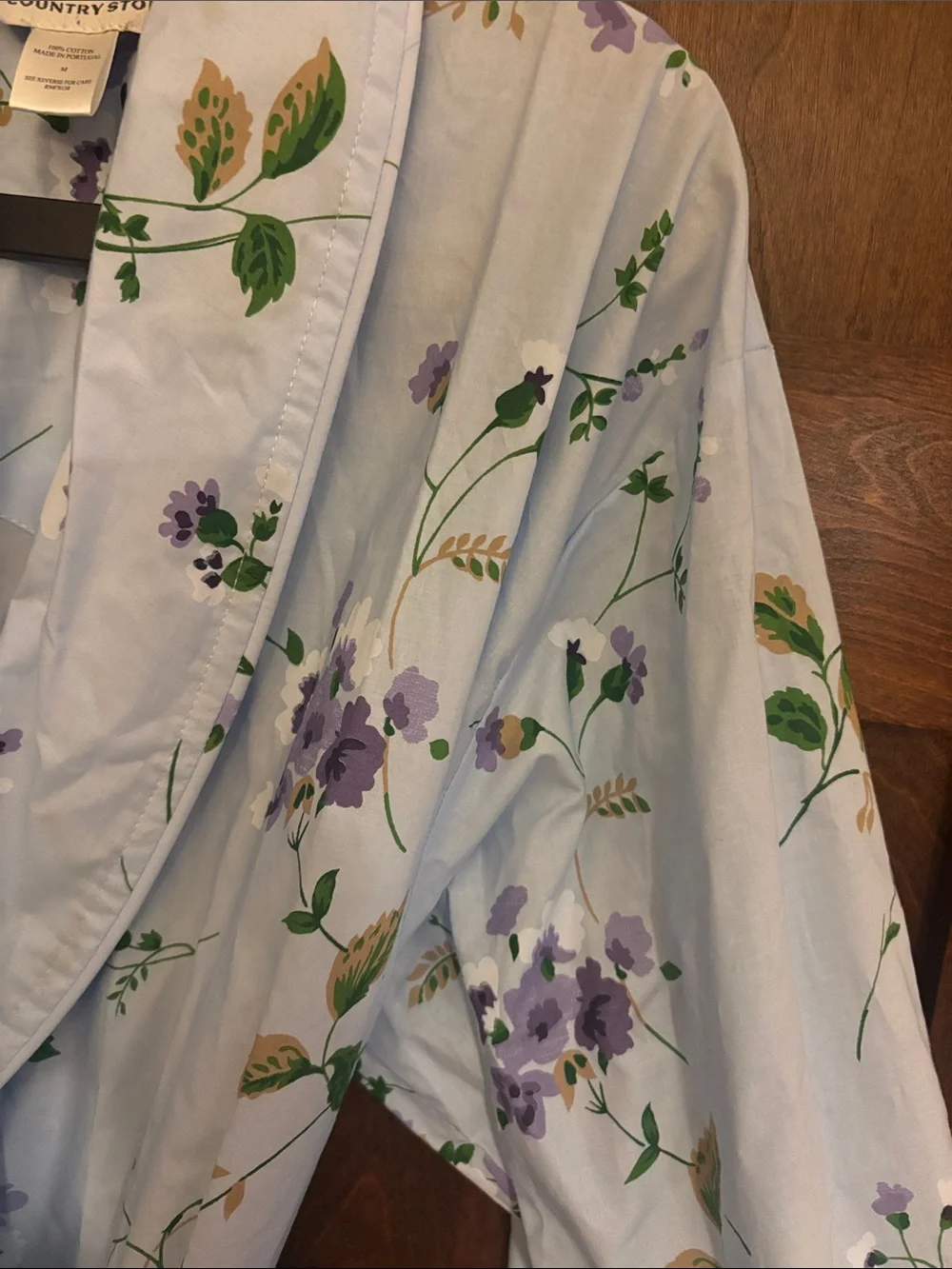 New Vermont Country Store Portuguese Cotton Robe - M